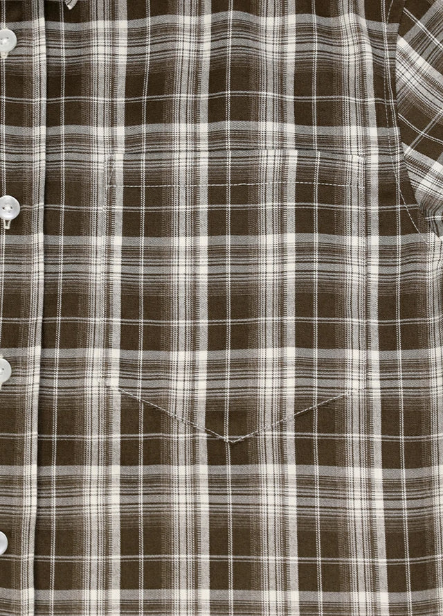 Men's Lightweight Plaid Short Sleeve Shirt