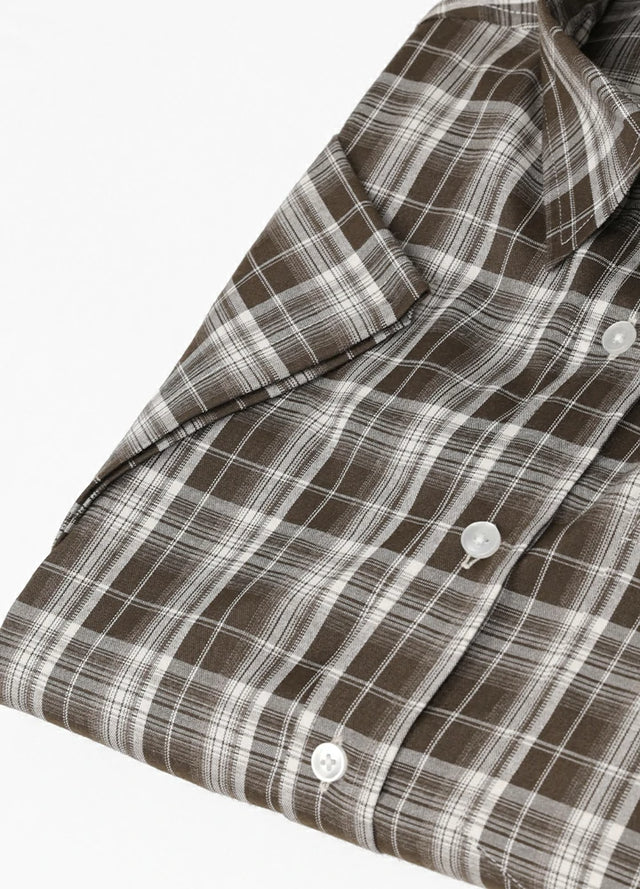 Men's Lightweight Plaid Short Sleeve Shirt