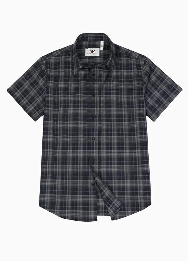 Men's Lightweight Plaid Short Sleeve Shirt