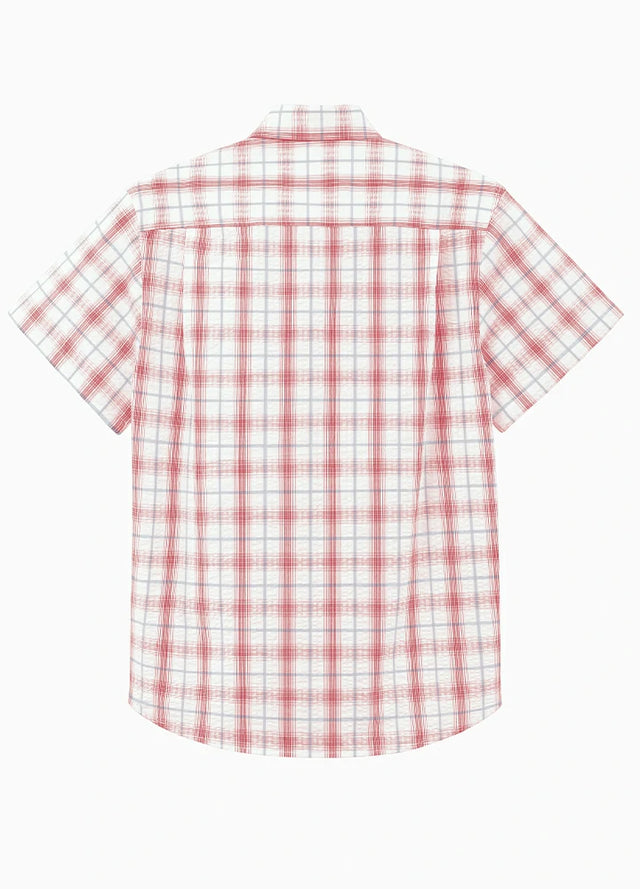 Men's Lightweight Air-Flow Seersucker Short Sleeve Shirt