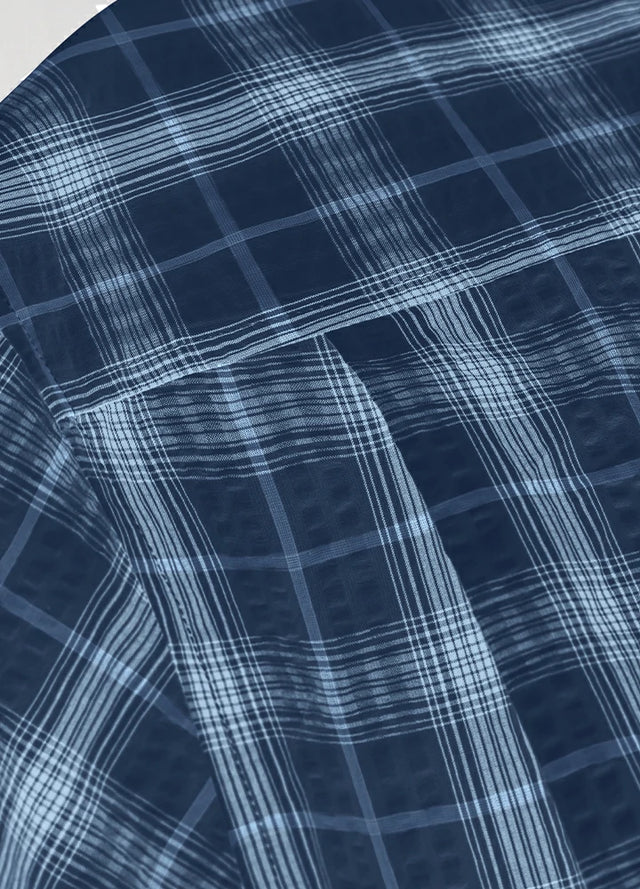 Men's Lightweight Air-Flow Seersucker Short Sleeve Shirt