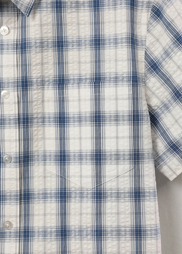 Men's Lightweight Air-Flow Seersucker Short Sleeve Shirt