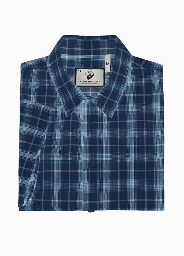 Men's Lightweight Air-Flow Seersucker Short Sleeve Shirt