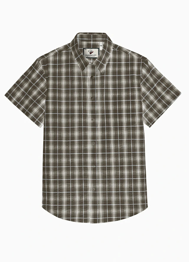 Men's Lightweight Air-Flow Seersucker Short Sleeve Shirt