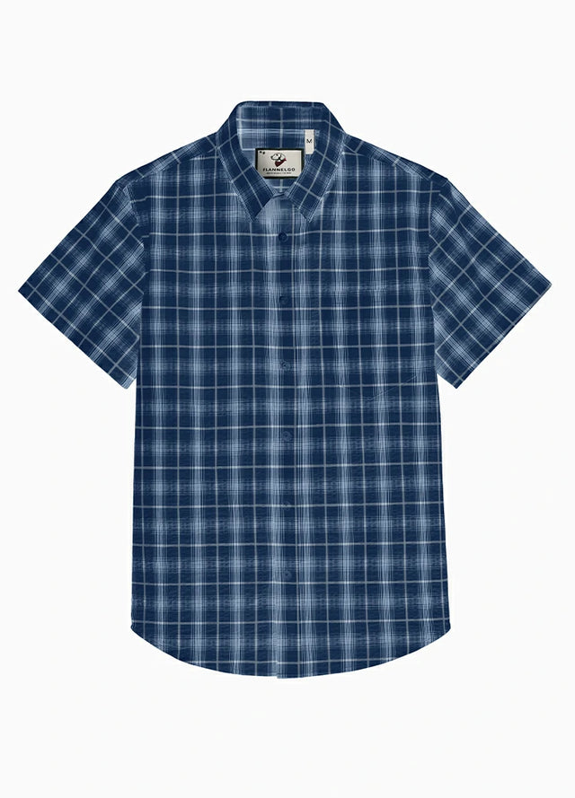 Men's Lightweight Air-Flow Seersucker Short Sleeve Shirt