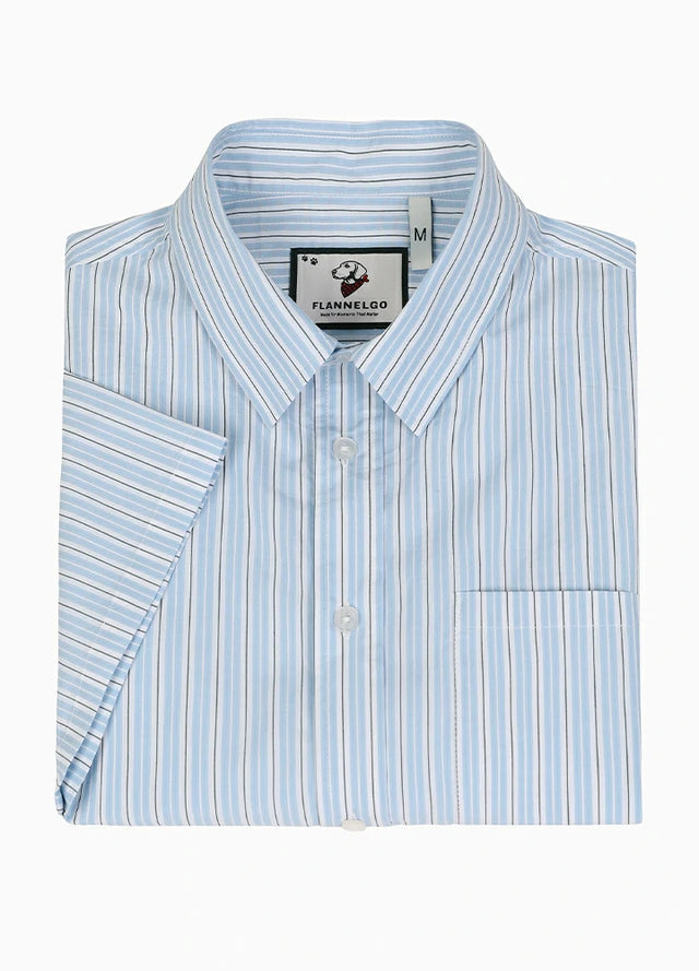 Men's Summer Breeze Stripe Short Sleeve Shirt