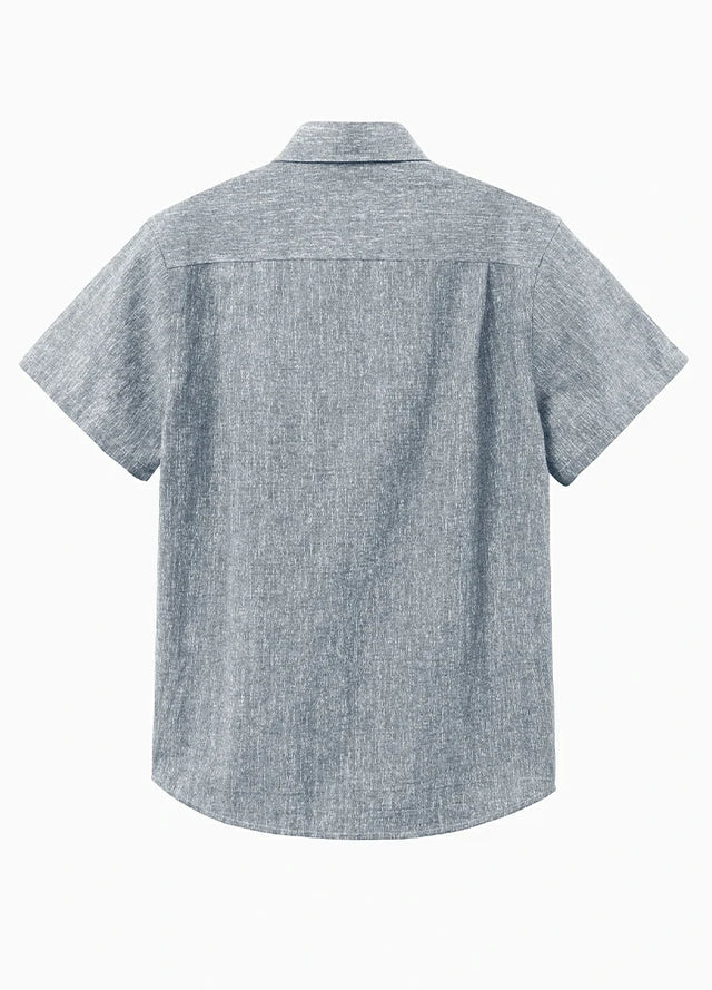 Men's Urban Linen Cotton Short Sleeve Shirt