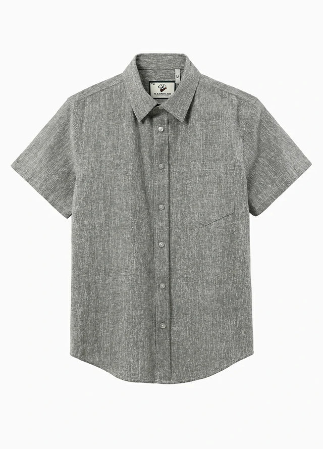 Men's Urban Linen Cotton Short Sleeve Shirt