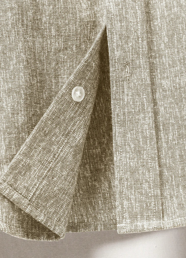 Men's Urban Linen Cotton Short Sleeve Shirt