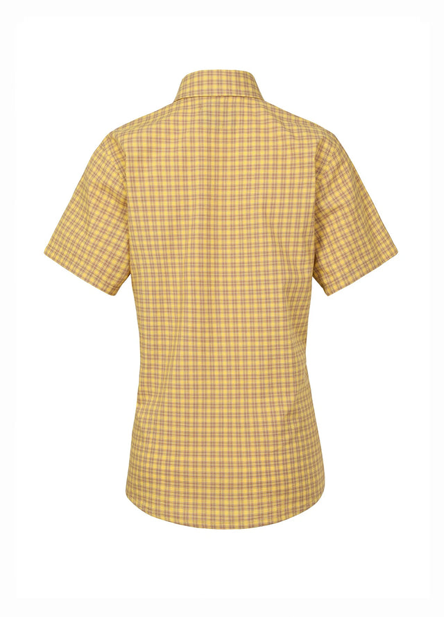 Women's Short-Sleeve Plaid Shirt