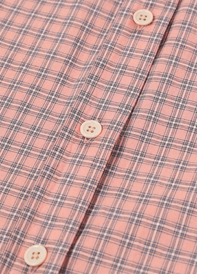 Women's Short-Sleeve Plaid Shirt