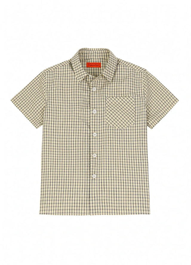 Kids Button Up Short Sleeve Shirt
