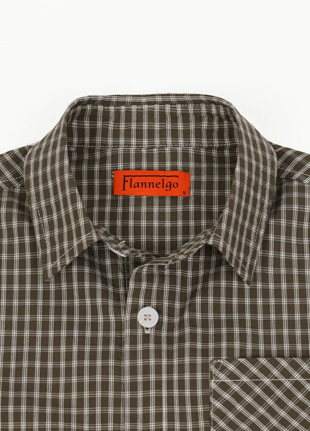 Kids Button Up Short Sleeve Shirt