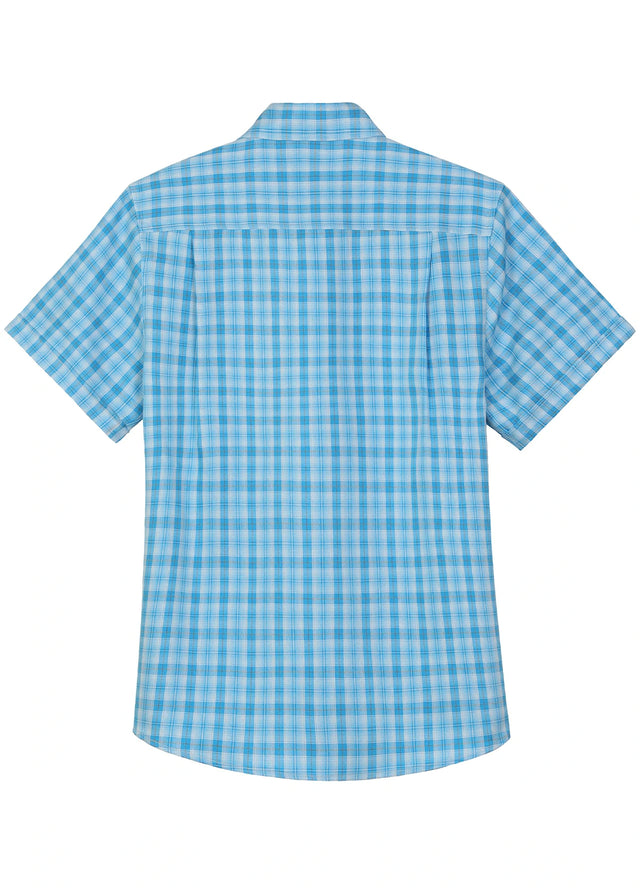 Women's Summer Nostalgia Plaid Short Sleeve Shirt