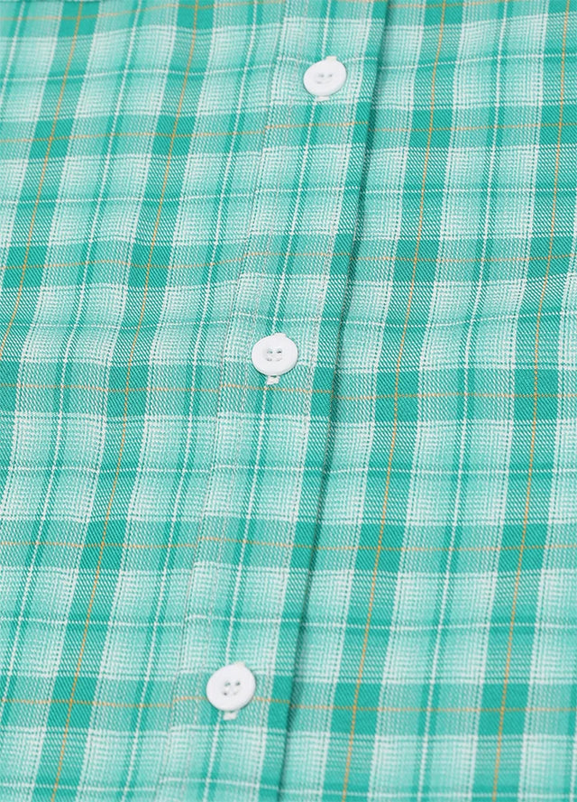 Women's Summer Nostalgia Plaid Short Sleeve Shirt
