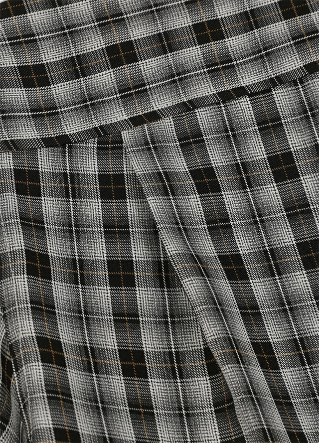 Men's Summer Nostalgia Plaid Short Sleeve Shirt