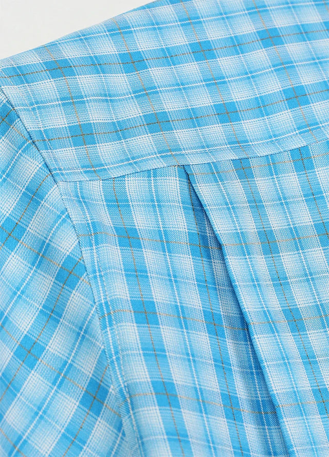 Men's Summer Nostalgia Plaid Short Sleeve Shirt