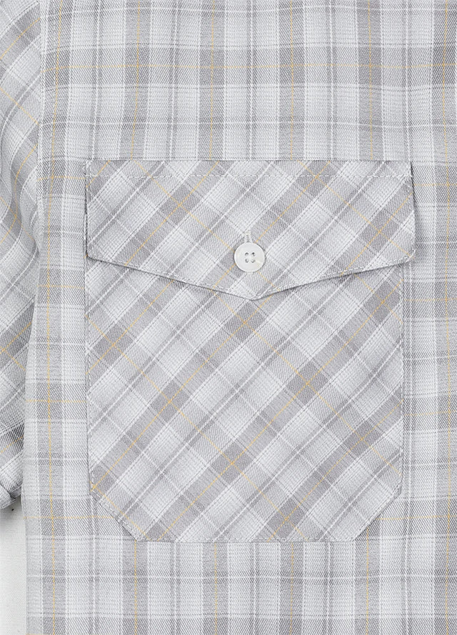 Men's Summer Nostalgia Plaid Short Sleeve Shirt