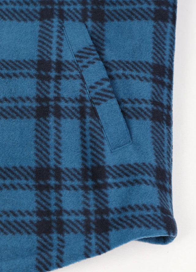 Warme, gesteppte, gefütterte Hemdjacke mit Druckknöpfen für Kinder