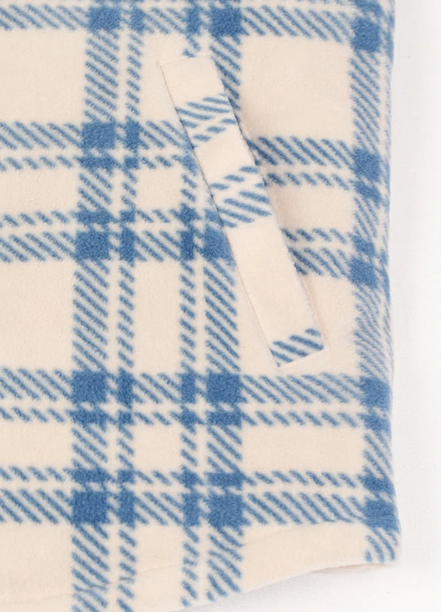 Kids Warm Quilted Lined Snap Button Shirt Jacket