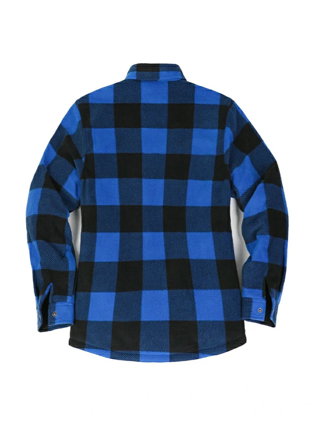 Women's Quilted Lined Snap Button Shirt Jacket