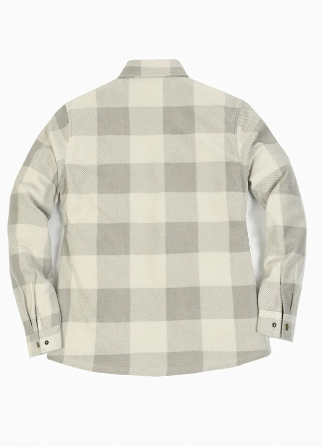 Women's Quilted Lined Snap Button Shirt Jacket
