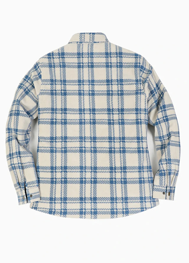 Women's Quilted Lined Snap Button Shirt Jacket