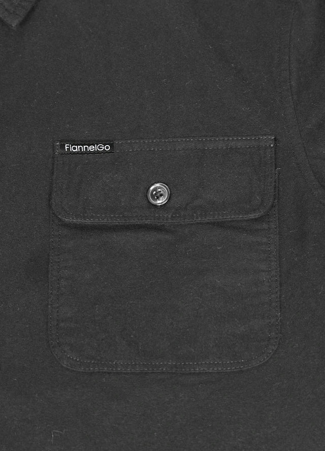 Men's Double Brushed CPO-Inspired Midweight Flannel Shirt