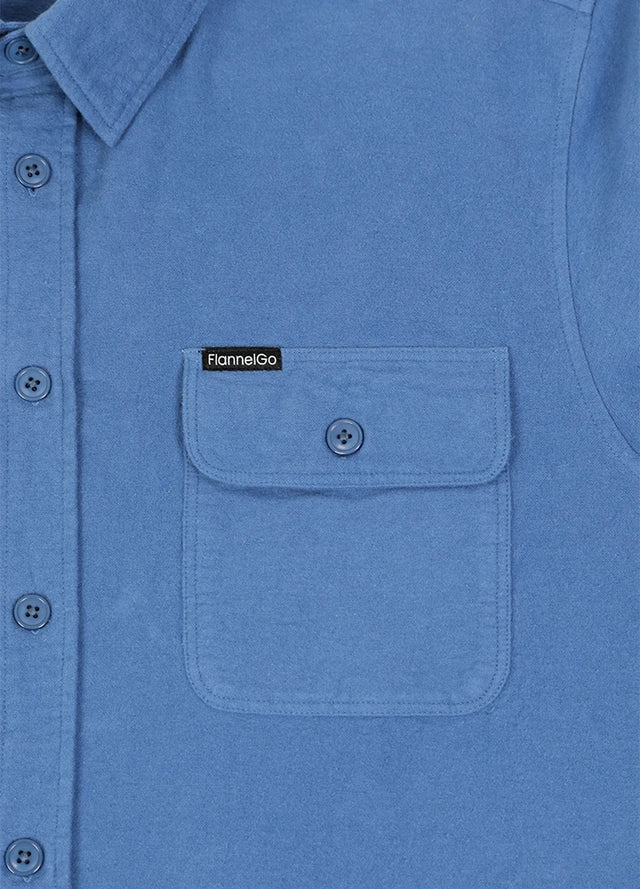 Men's Double Brushed CPO-Inspired Midweight Flannel Shirt