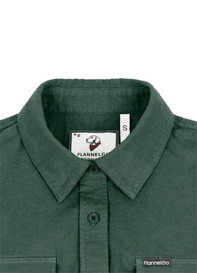 Women's Double Brushed Midweight Flannel Shirt