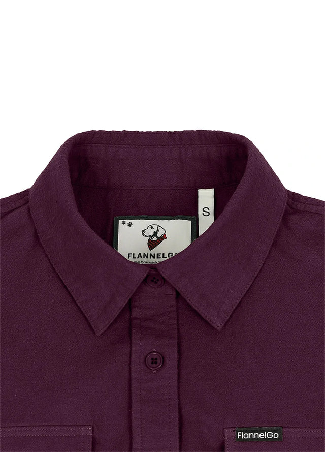 Women's Double Brushed Midweight Flannel Shirt