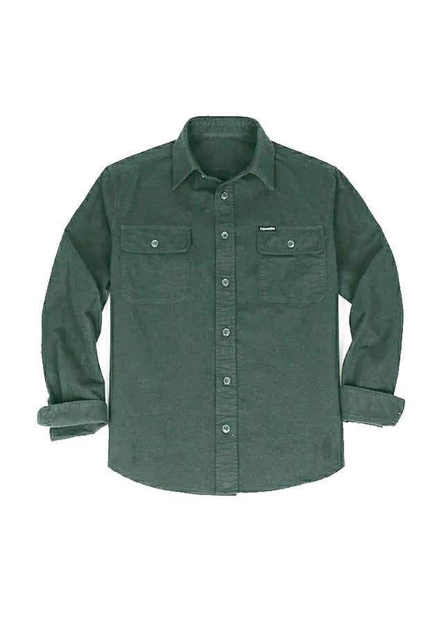 Kids CPO-Inspired Midweight Workwear Flannel Shirt