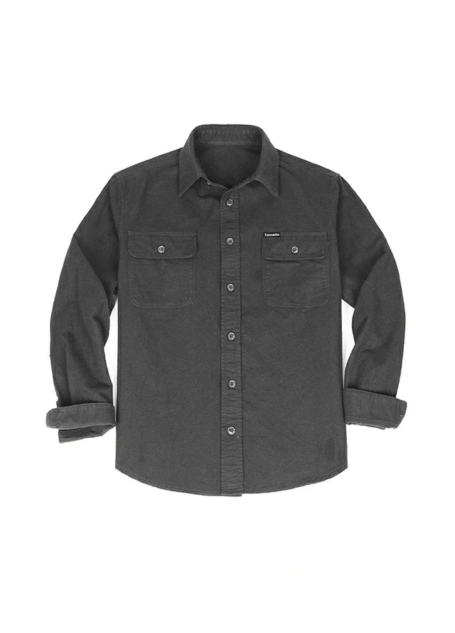 Kids CPO-Inspired Midweight Workwear Flannel Shirt