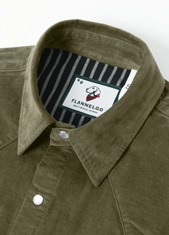 Kids Ranger Corduroy Western Shirt