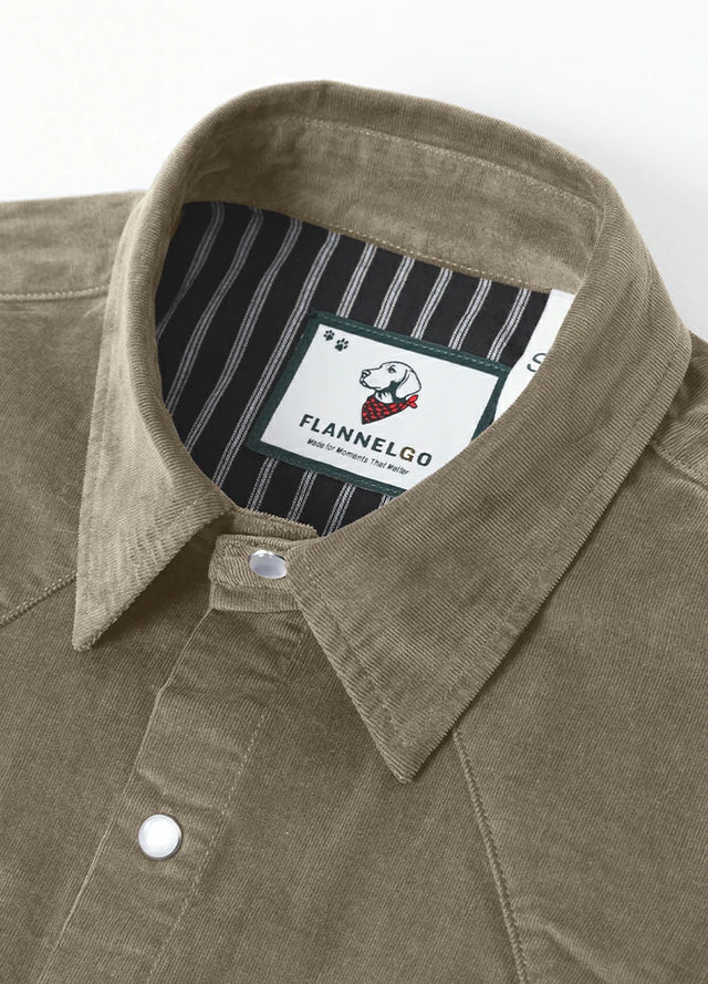 Kids Ranger Corduroy Western Shirt