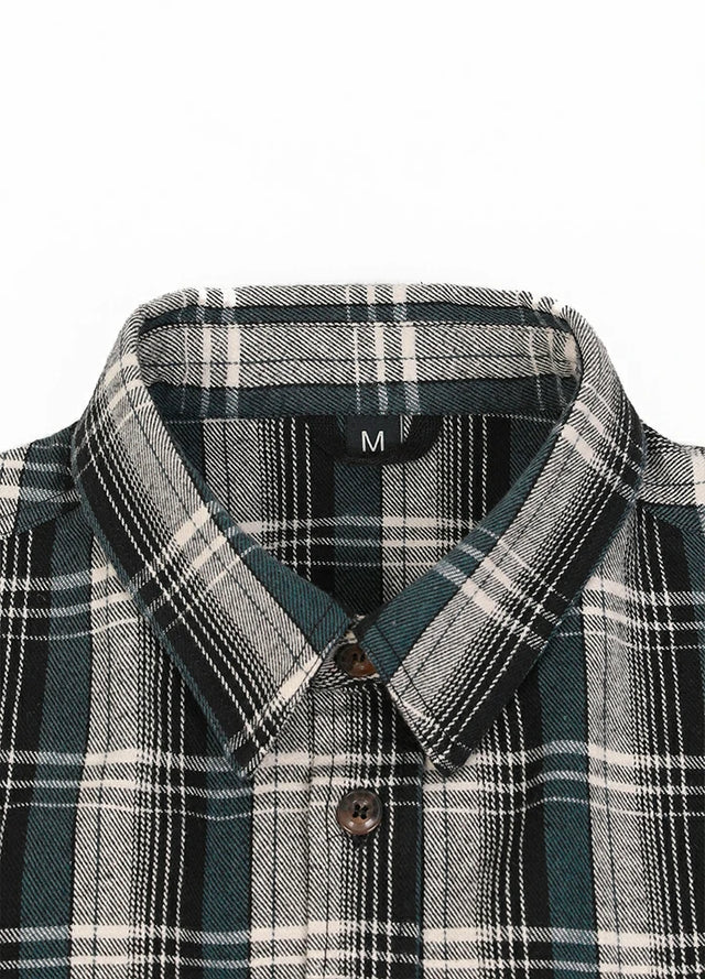 Men's Stalwart Heavyweight Flannel Shirts,10.6oz