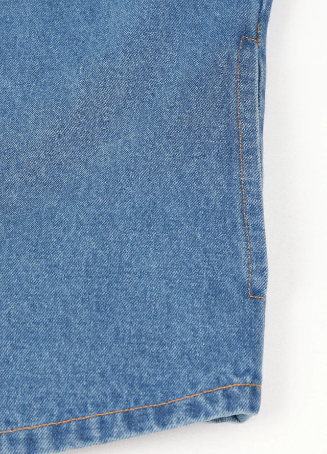 Women's Workwear Flannel Lined Denim Shirt Jacket, Snap Button