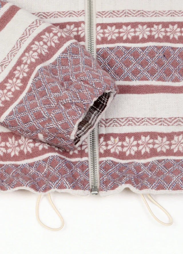 Echorize Aztec Cropped Jacket