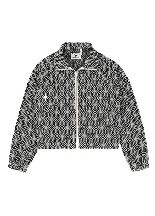 Echorize Aztec Cropped Jacket