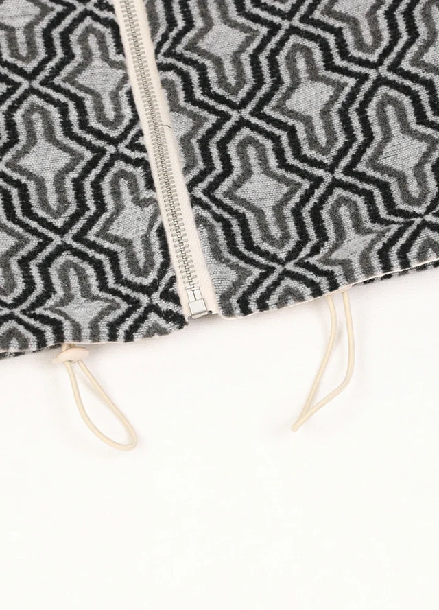 Echorize Aztec Cropped Jacket