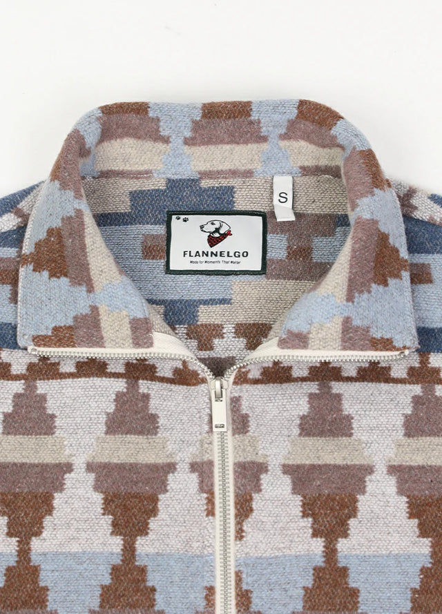 Echorize Aztec Cropped Jacket