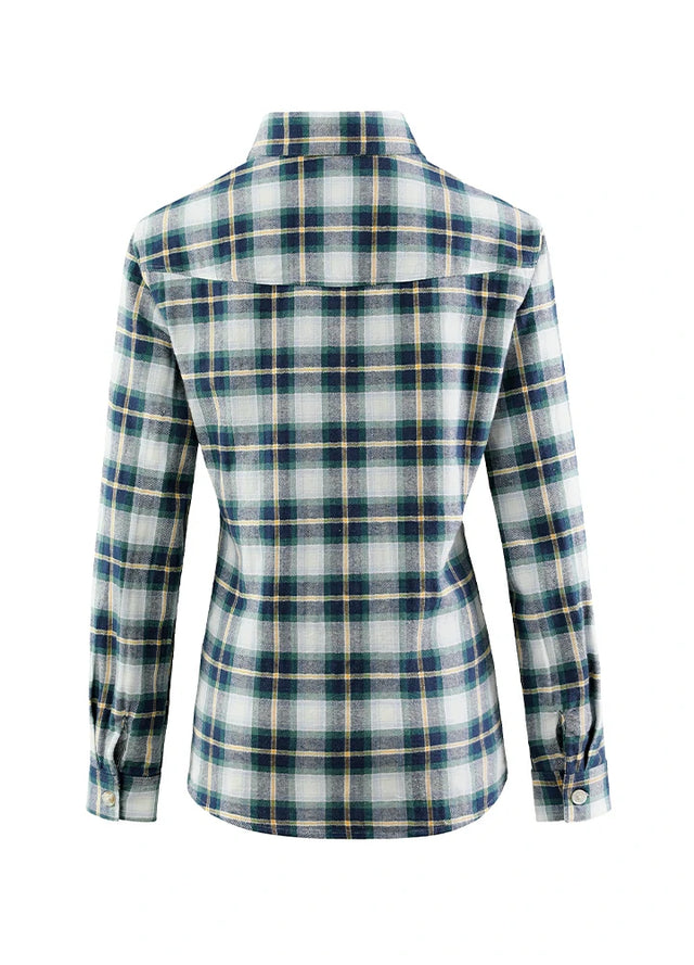 Timetrails Women's Plaid Flannel Shirt