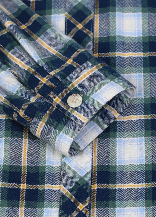 Timetrails Women's Acid Washed Plaid Flannel Shirt