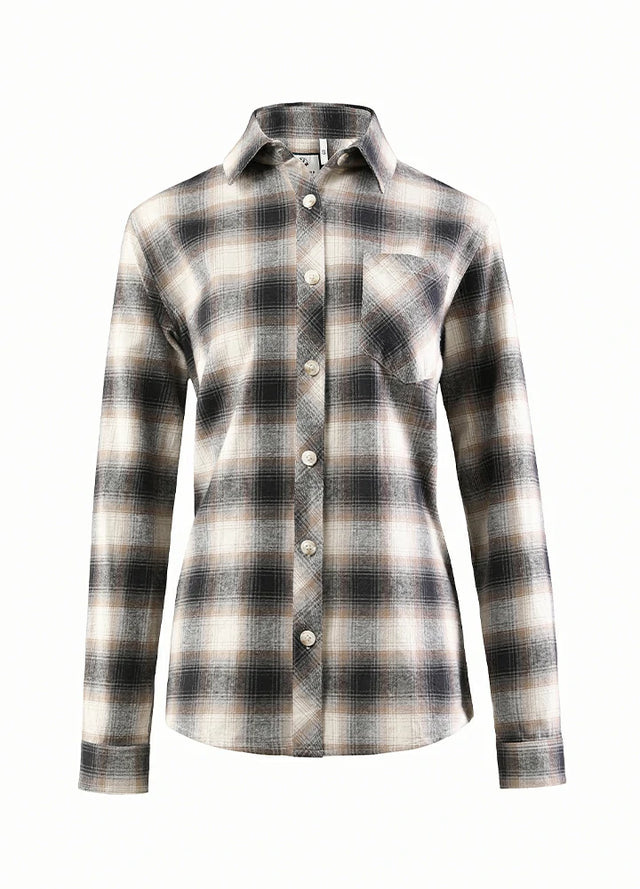 Timetrails Women's Plaid Flannel Shirt