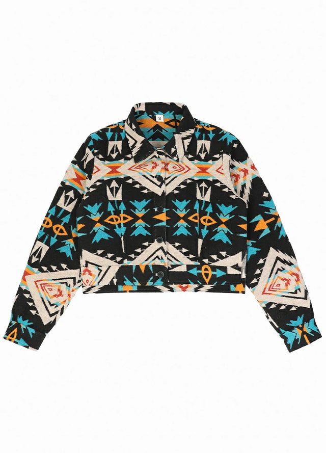 Desertecho Aztec Cropped Jacket
