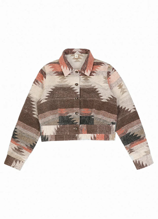 Desertecho Aztec Cropped Jacket