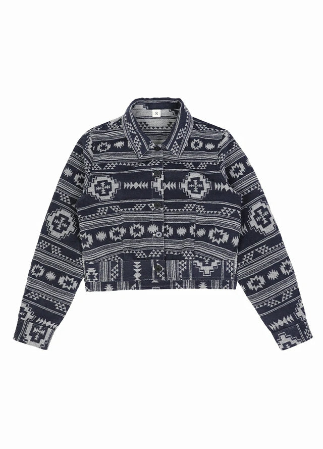 Desertecho Aztec Cropped Jacket