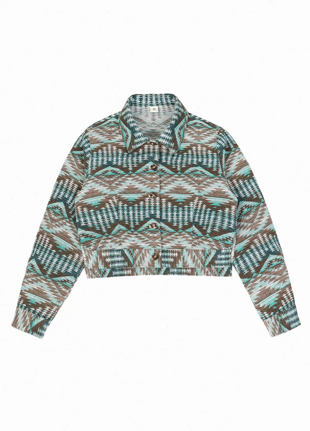 Desertecho Aztec Cropped Jacket