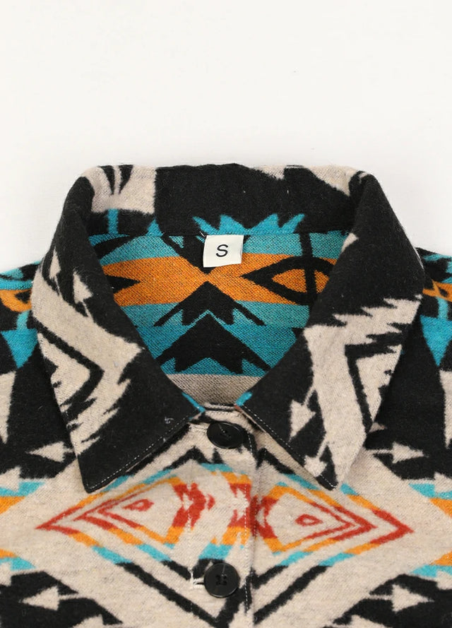 Desertecho Aztec Cropped Jacket