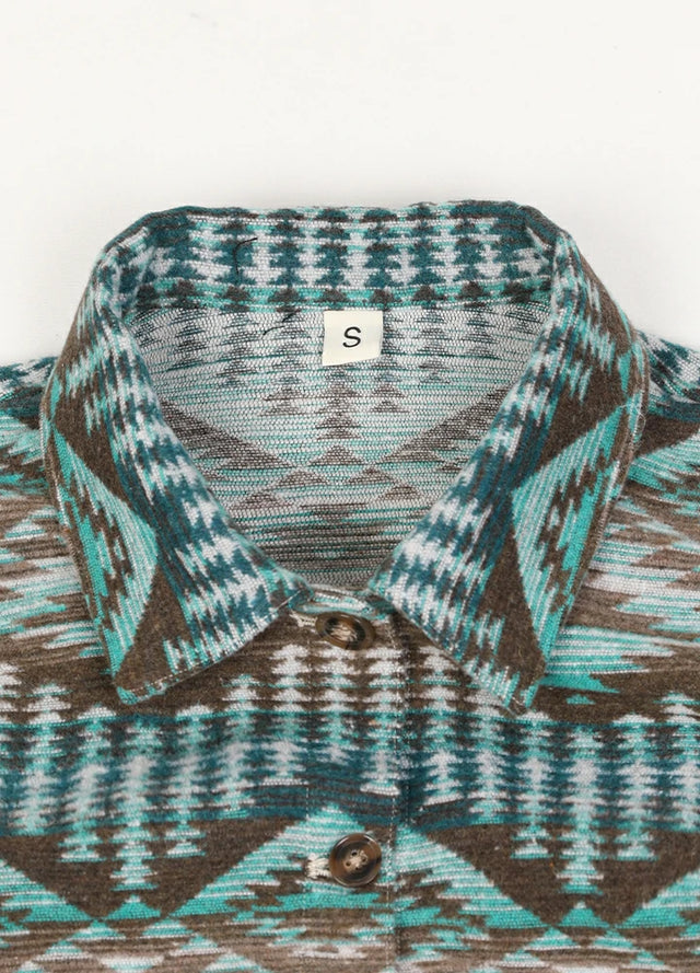 Desertecho Aztec Cropped Jacket